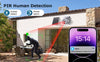Telecamera-Solare-4G/WIFI-CCTV-doppio-obiettivo-12X-INFRAROSSI-Audio-2-vie-Sensore-PIR-IP65