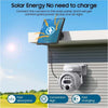 Telecamera-Solare-4G/WIFI-CCTV-doppio-obiettivo-12X-INFRAROSSI-Audio-2-vie-Sensore-PIR-IP65