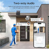 Telecamera-Solare-4G/WIFI-CCTV-doppio-obiettivo-12X-INFRAROSSI-Audio-2-vie-Sensore-PIR-IP65