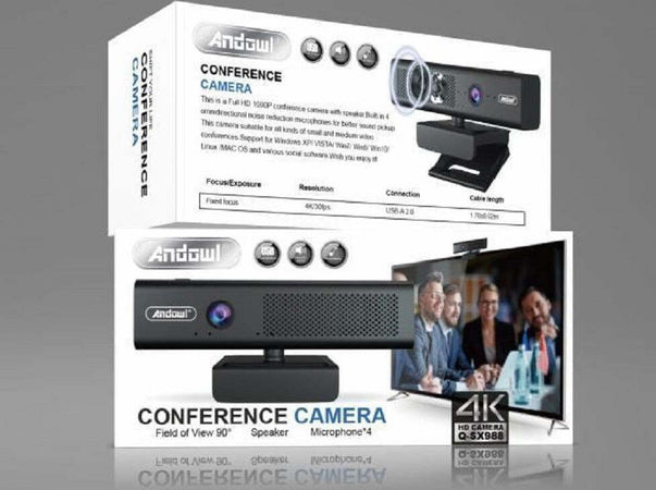Telecamera Video Per Conferenze Web 4k Ultra Hd 30fps Microfono Q-sx988 Laptop Elettronica/Informatica/Accessori/Accessori per audio e video/Webcam e periferiche VoIP Trade Shop italia - Napoli, Commerciovirtuoso.it