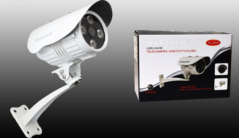Telecamera Videosorveglianza Interno Esterno Ahd Cvi Tvi Cvbs 6mm Maxtech Tel-d004 Sistemi di Videosorveglianza Trade Shop italia - Napoli, Commerciovirtuoso.it