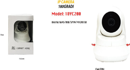 Telecamera Wifi Full Hd Videocamera Videosorveglianza Ip Camera Maxtech 18yc200 Fai da te/Sicurezza e protezione/Sistemi di sicurezza domestica/Kit video per la sicurezza domestica/Videocamere di sorveglianza/Bullet camera Trade Shop italia - Napoli, Commerciovirtuoso.it