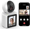 Telecamera-WiFi-Interno--Monitor-Anziano-Bambino-con-Chiamata-con-un-Pulsante--Audio-a-2-vie-PTZ-VISIONE-NOTTURNA