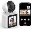Telecamera-WiFi-Interno--Monitor-Anziano-Bambino-con-Chiamata-con-un-Pulsante--Audio-a-2-vie-PTZ-VISIONE-NOTTURNA