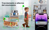 Telecamera-WiFi-Interno--Monitor-Anziano-Bambino-con-Chiamata-con-un-Pulsante--Audio-a-2-vie-PTZ-VISIONE-NOTTURNA