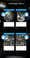 TELECAMERA WIFI PANORAMICA IP GRANDANGOLO 360° VRCAM FISHEYE 4 TELECAMERE IN 1  Trade Shop italia - Napoli, Commerciovirtuoso.it