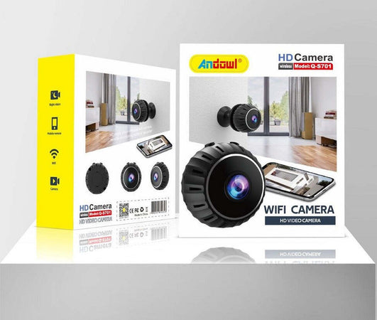 Telecamera Wireless Camera Hd Smart Life Q-s701 Ricaricabile Casa Interni Esterni Fai da te/Sicurezza e protezione/Sistemi di sicurezza domestica/Kit video per la sicurezza domestica/Videocamere di sorveglianza/Dom camera Trade Shop italia - Napoli, Commerciovirtuoso.it