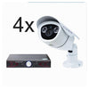 Telecamere 4 Canali Videosorveglianza Smartphone App Gratis Full Hd Maxtech Poe-c001