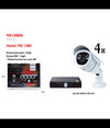 Telecamere 4 Canali Videosorveglianza Smartphone App Gratis Full Hd Maxtech Poe-c001