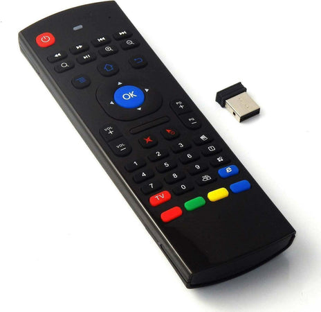 TELECOMANDO CON TASTIERA WIRELESS AIR MOUSE MOVIMENTO ANDROID BOX PC DONGLE USB Elettronica/Home Cinema TV e video/Accessori/Telecomandi Zencoccostore - Formia, Commerciovirtuoso.it