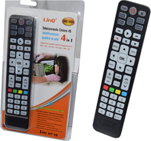 Telecomando Universale 4in1 Urc-4504 Tv Dvb-t Cbl Sat Dvd Vcr Audio Amp Aux Lcd Led Elettronica/Home Cinema TV e video/Accessori/Telecomandi Trade Shop italia - Napoli, Commerciovirtuoso.it