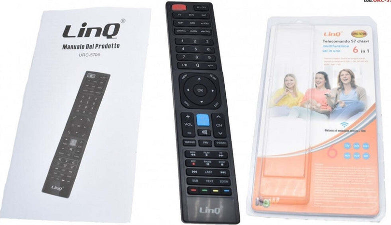 Telecomando Universale 6 In 1 Programmabile Urc-5706 Per Tv Lcd Led Multifunzione Elettronica/Home Cinema TV e video/Accessori/Telecomandi Trade Shop italia - Napoli, Commerciovirtuoso.it