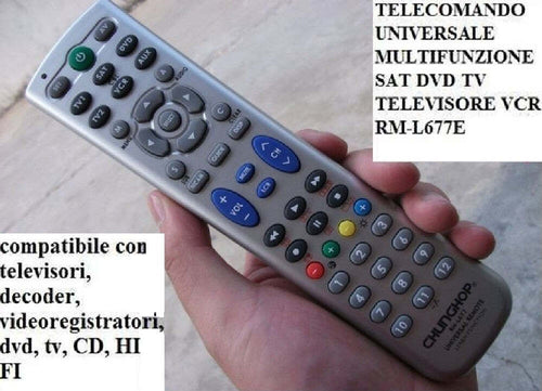 TELECOMANDO UNIVERSALE 6IN1 PER TELEVISORE TV DVB-T DIGITALE TERRESTRE SAT L677E Elettronica/Home Cinema TV e video/Accessori/Telecomandi Trade Shop italia - Napoli, Commerciovirtuoso.it