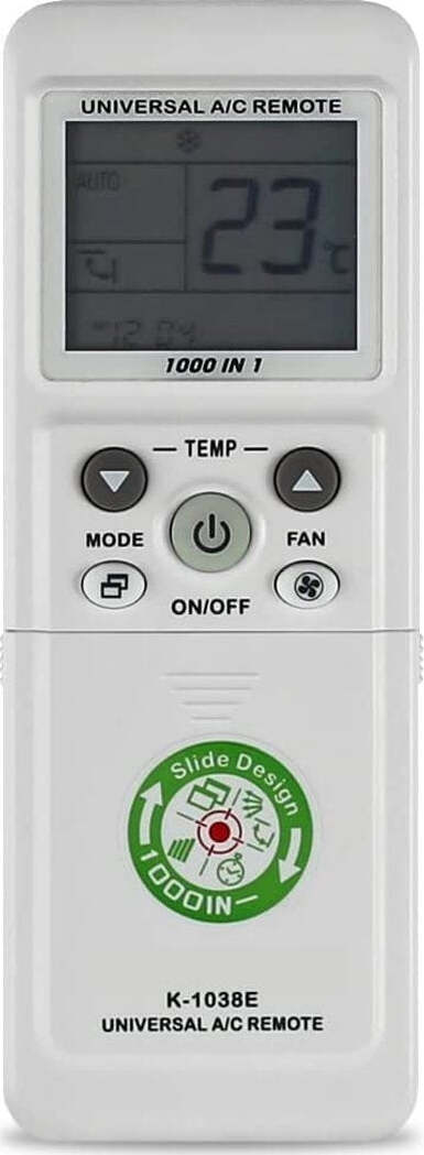 Telecomando universale Chunghop K-1038E per condizionatore aria compatibile Multi Brand