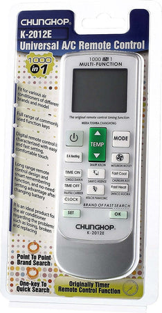 TELECOMANDO UNIVERSALE CONDIZIONATORE CLIMATIZZATORE ARIA CONDIZIONATA K-2012E Fai da te/Prodotti per la costruzione/Riscaldamento e raffreddamento/Sistemi mobili di climatizzazione/Accessori e parti/Accessori e parti per condizionatori/Telecomandi Trade Shop italia - Napoli, Commerciovirtuoso.it