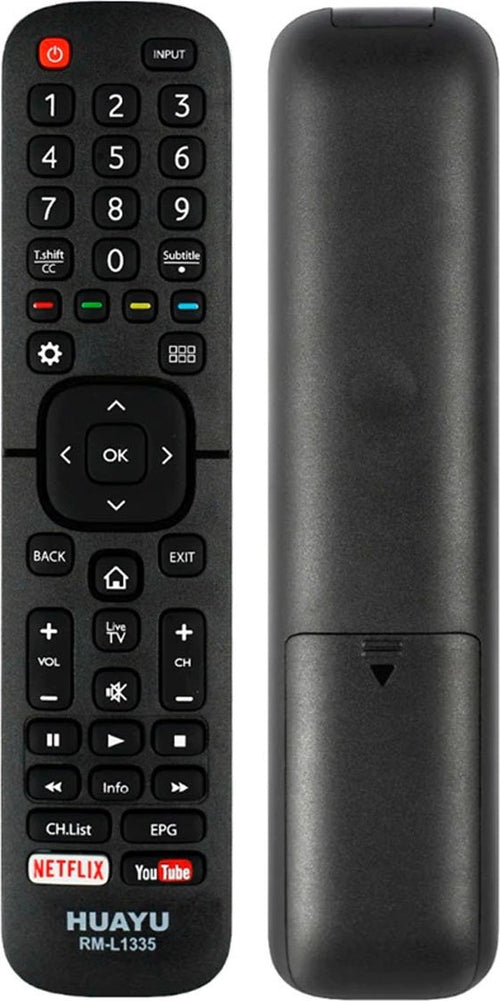 Telecomando Universale HUAYU di Controllo per Hisense RM-L1335 TV con Netflix e Youtube