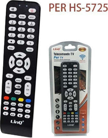 Telecomando Universale Per Tv Hisense Led Lcd Hs-5725 Universal Remote Control Elettronica/Home Cinema TV e video/Accessori/Telecomandi Trade Shop italia - Napoli, Commerciovirtuoso.it