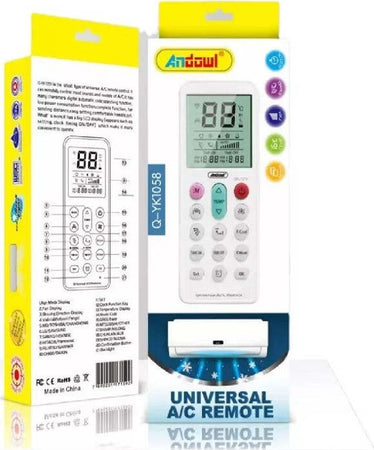 Telecomando Universale Sostitutivo Condizionatore D'aria Climatizzatore Q-yk1058 Fai da te/Prodotti per la costruzione/Riscaldamento e raffreddamento/Sistemi mobili di climatizzazione/Accessori e parti/Accessori e parti per condizionatori/Telecomandi Trade Shop italia - Napoli, Commerciovirtuoso.it