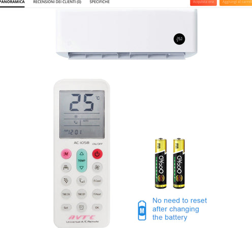 Telecomando Universale Sostitutivo Condizionatore D'aria Climatizzatore Q-yk1058 Fai da te/Prodotti per la costruzione/Riscaldamento e raffreddamento/Sistemi mobili di climatizzazione/Accessori e parti/Accessori e parti per condizionatori/Telecomandi Trade Shop italia - Napoli, Commerciovirtuoso.it