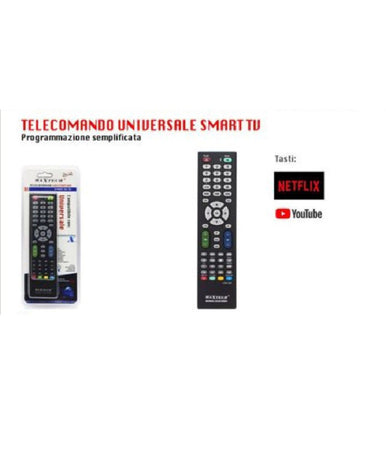Telecomando Universale Sostitutivo Smart Tv / Tv Facile Da Programmare Com-t004