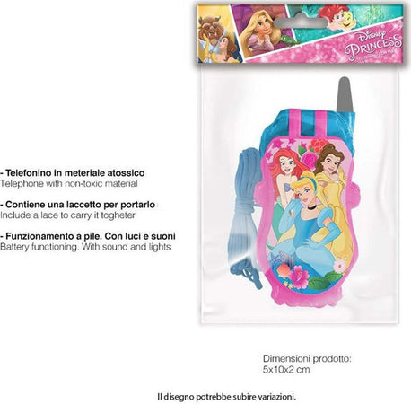 Telefono A Pile Principesse Disney Gioco Giocattolo Bambini Con Luci E Suoni Giochi e giocattoli/Giochi d'imitazione e accessori di travestimento/Telefoni e cellulari Trade Shop italia - Napoli, Commerciovirtuoso.it