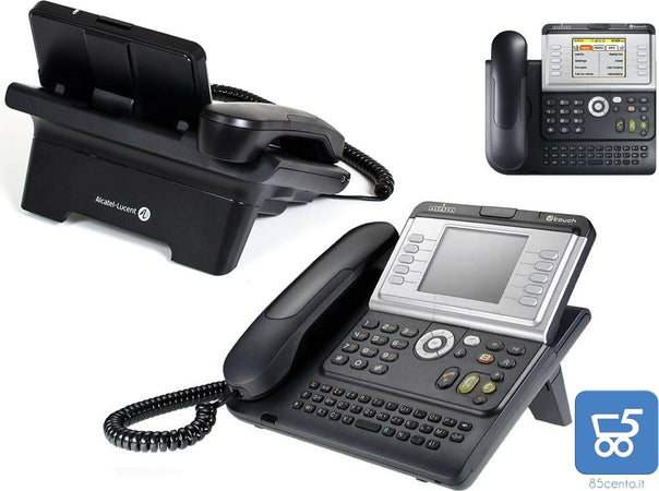 TELEFONO ALCATEL IP TOUCH 4068 EXTENDED EDITION FR TASTIERA AZERTY VOIP POE NERO