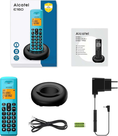 Telefono-Cordless-Alcatel-e160-Blue