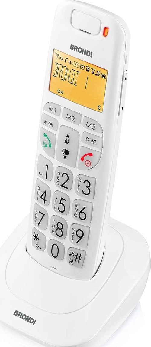 Telefono-Cordless-Brondi-Bravo-Bright-Bianco/grigio