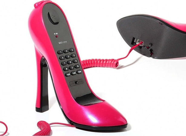 TELEFONO FISSO A FORMA DI SCARPA CON TACCO A SPILLO PER CASA SCRIVANIA VINTAGE  Trade Shop italia - Napoli, Commerciovirtuoso.it