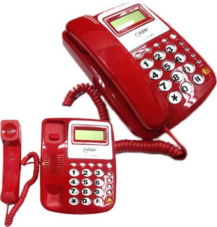 TELEFONO FISSO DA TAVOLO CON TASTI GRANDI RETRO ILLUMINATI LUCE FUNZIONE MUTO  Trade Shop italia - Napoli, Commerciovirtuoso.it