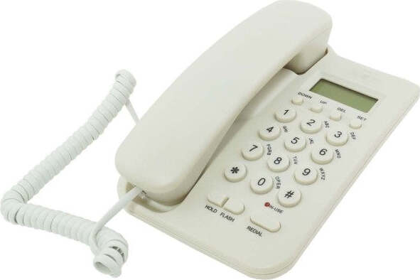 Telefono-Fisso-Display-Lcd-Monocromatico-Visualizzazione-Numero-Data-Ora-Sveglia