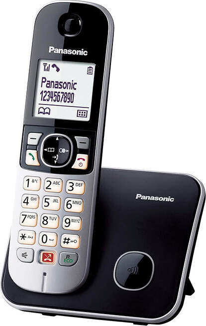 Telefono Fisso Panasonic Corp. KX-TG6851S 1,8' LCD Nero Elettronica/Telefonia fissa e accessori/Telefoni analogici Grow Up - Casoria, Commerciovirtuoso.it
