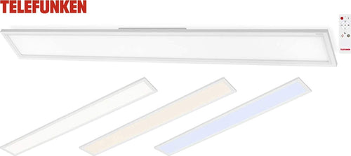 TELEFUNKEN---PANNELLO-LED-BIANCO-24-watt-2500-lumen-119,5x15x5CM-CON-TELECOMANDO