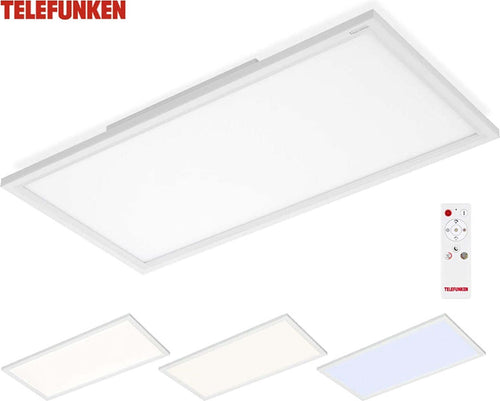 TELEFUNKEN---PANNELLO-LED-BIANCO-36-watt-3600-lumen-59,5x29,5x5CM-CON-TELECOMANDO