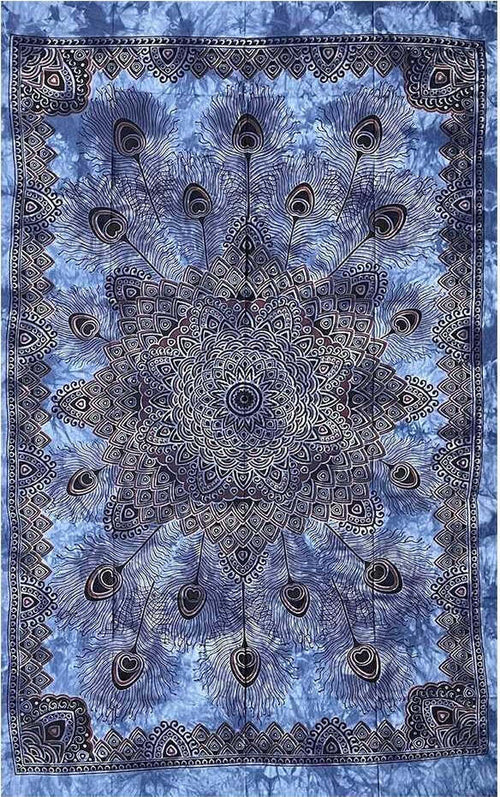 Telo Arredo Copri tutto Cotone 140x230cm Fantasia Piume Made in Italy Colorato Lenzuolo Copri Divano Casa e cucina/Tessili per la casa/Fodere/Fodere copridivano La Bottega del Risparmio - Bari, Commerciovirtuoso.it