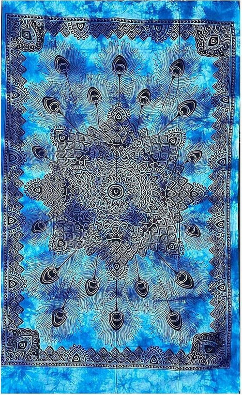 Telo Arredo Copri tutto Cotone 140x230cm Fantasia Piume Made in Italy Colorato Lenzuolo Copri Divano Casa e cucina/Tessili per la casa/Fodere/Fodere copridivano La Bottega del Risparmio - Bari, Commerciovirtuoso.it