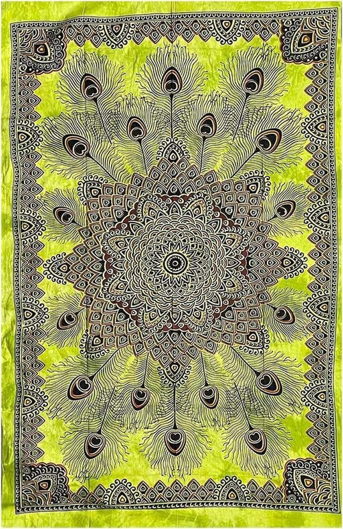 Telo Arredo Copri tutto Cotone 140x230cm Fantasia Piume Made in Italy Colorato Lenzuolo Copri Divano Casa e cucina/Tessili per la casa/Fodere/Fodere copridivano La Bottega del Risparmio - Bari, Commerciovirtuoso.it