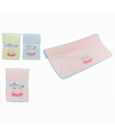 Telo Bagno Asciugamano 70x140 Cm Da Doccia In Tessuto Con Faccia 3 Colori 10738