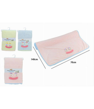 Telo Bagno Asciugamano 70x140 Cm Da Doccia In Tessuto Con Faccia 3 Colori 10738