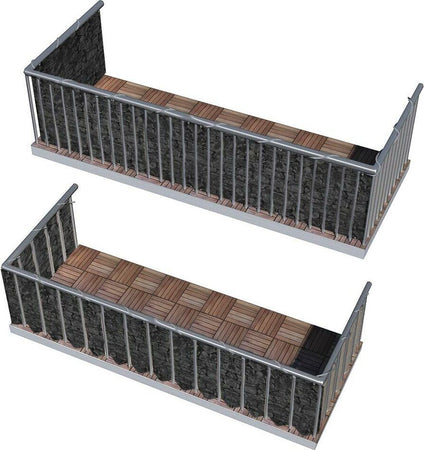 Telo-Copertura-Frangivista-Frangivento-Ringhiera-Protezione-Balcone-Pietra-Grigi