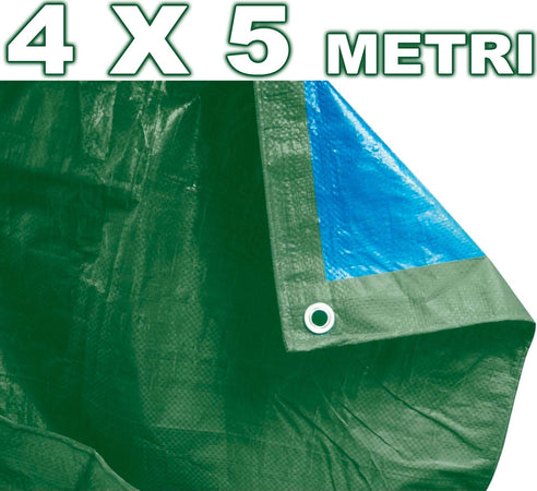 TELO COPRI AUTO MOTO COPRITUTTO 4X5 METRI IN POLIETILENE IMPERMEABILE VERDE BLU Auto e Moto/Accessori per auto/Copriauto Trade Shop italia - Napoli, Commerciovirtuoso.it