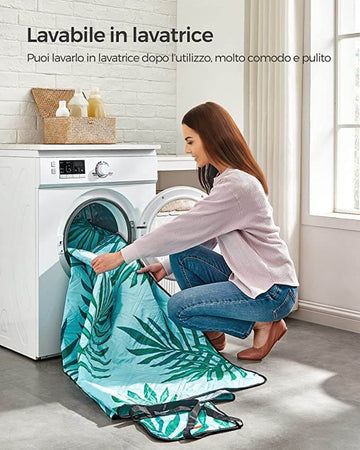 Telo Da Picnic Pieghevole Azzurro Fantasia Compatto Con Tracolla Sport e tempo libero/Attività ricreative all'aperto/Camping e outdoor/Accessori per picnic/Coperte da picnic Liquidator Italia - Nicosia, Commerciovirtuoso.it