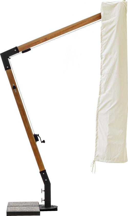 Telo Di Copertura Per Ombrellone Palo Laterale Cover In Poliestere Ecru Giardino e giardinaggio/Arredamento da giardino e accessori/Coperture per mobili da giardino/Coperture per ombrelloni Decor Space - Altamura, Commerciovirtuoso.it
