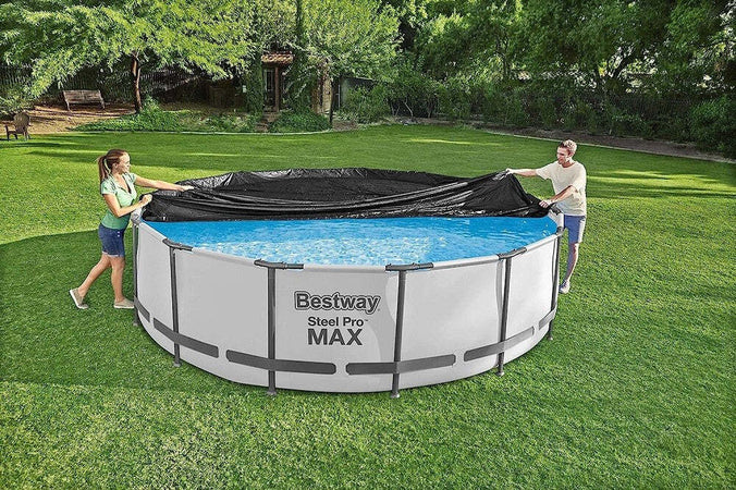 Telo Di Copertura Per Piscina Fuori Terra Da 457 Cm Con Fori Di Drenaggio 58038 Giochi e giocattoli/Sport e giochi all'aperto/Giochi aquatici e piscine per bambini/Canotti e gonfiabili galleggianti Trade Shop italia - Napoli, Commerciovirtuoso.it