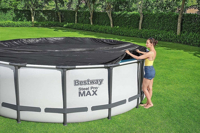 Telo Di Copertura Pvc Per Piscina Fuori Terra Da 549 Cm Con Fori Drenaggio 58039 Fai da te/Ferramenta/Teloni e imbracature/Teloni Trade Shop italia - Napoli, Commerciovirtuoso.it
