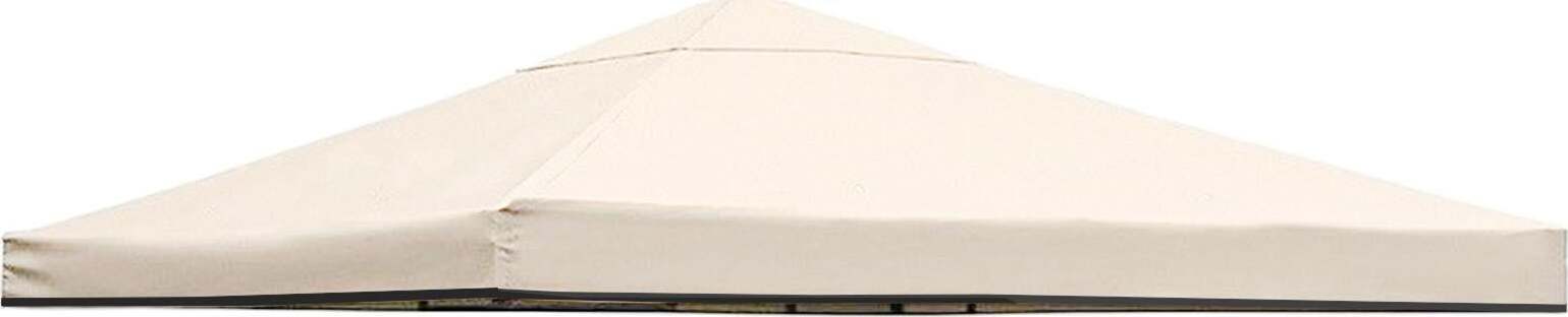Telo di ricambio con bordo gazebo 3 x 3 mt copertura panna beige bianco ecru gazebi Giardino e giardinaggio/Arredamento da giardino e accessori/Ombrelloni tende e tettucci parasole/Gazebo Decor Space - Altamura, Commerciovirtuoso.it