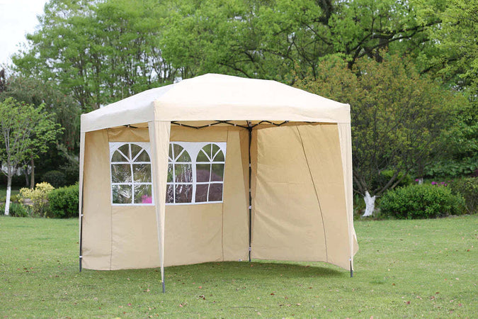 Telo di ricambio laterale per Gazebo pieghevole con finestre in tessuto Oxford 600D Beige Giardino e giardinaggio/Arredamento da giardino e accessori/Ombrelloni tende e tettucci parasole/Gazebo Decor Space - Altamura, Commerciovirtuoso.it