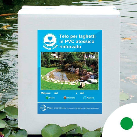 Telo Laghetto in Pvc Rinforzato Verde Metri 5 x 6 Garanzia 15 anni Giardino e giardinaggio/Decorazioni per il giardino/Stagni e giardini acquatici/Basi e guarnizioni/Rivestimenti isolanti Ogomondo - Martina Franca, Commerciovirtuoso.it