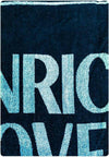 Telo mare enrico coveri spugna jaquard 100% puro cotone misura 90×165 cm con logo stampato per la piscina la palestra Casa e cucina/Tessili per la casa/Biancheria da bagno/Asciugamani/Teli mare Puleo Casa - Palermo, Commerciovirtuoso.it