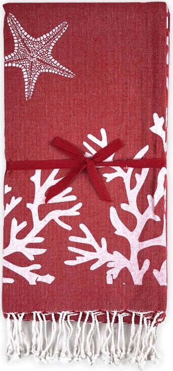 Telo-Mare-Fouta-in-cotone-Marine
